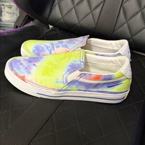 Nike Court Legacy Tye-Dye Slip On Shoes